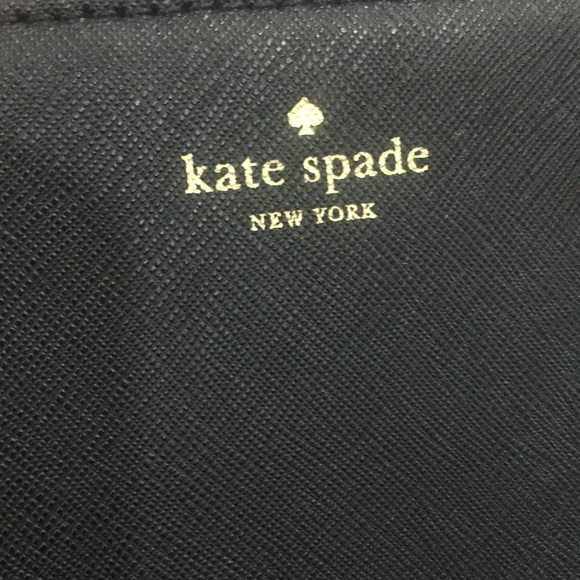 Kate Spade Black Sparkle Satchel Purse Bag - Picture 3 of 12